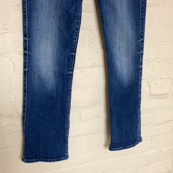 7 For All Mankind/7FAM Cropped Boot High Rise Dark Wash Jeans size 28 - Picture 6 of 11
